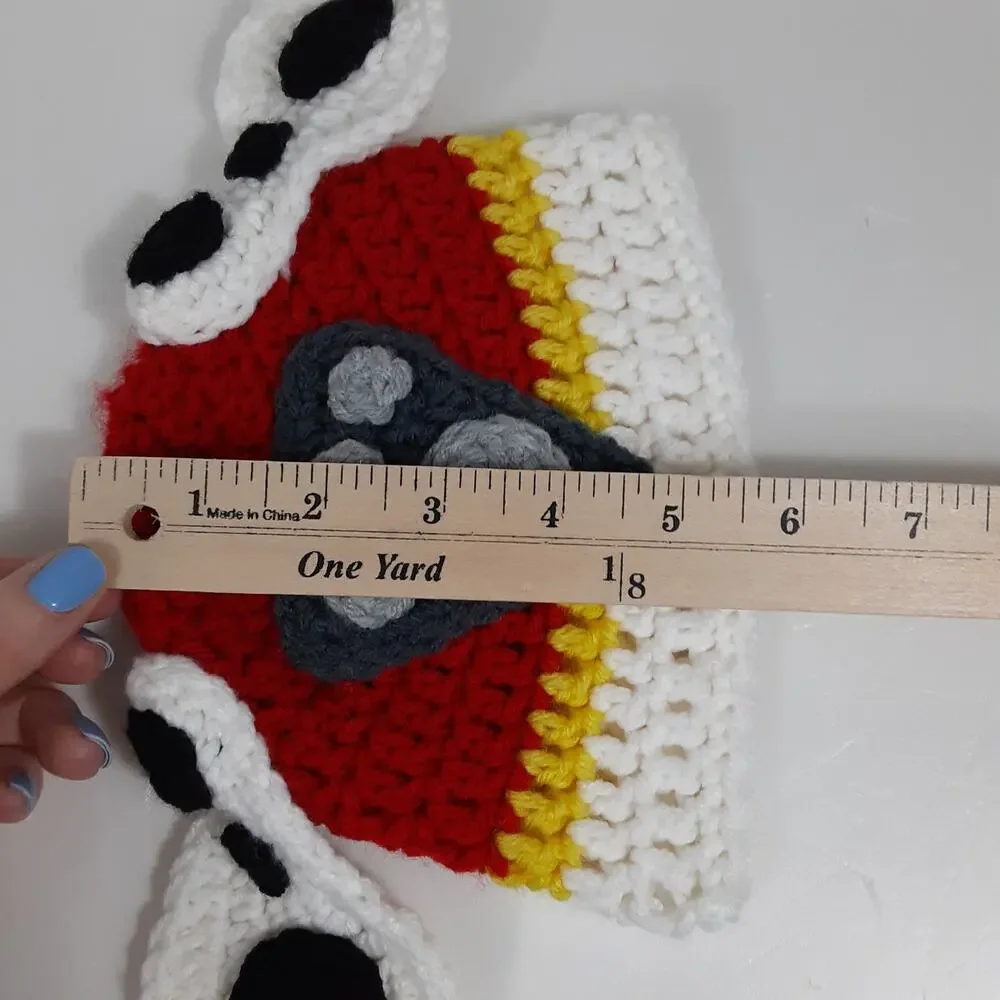 Paw Patrol Marshall Handmade Crochet Baby Hat Infant Halloween Costume
